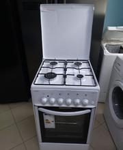 Комб. готварска печка  EXQUISIT -котлоните на газ,фурната на ток 